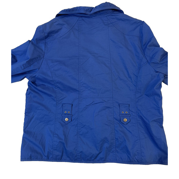 ConradC Jacket Womens 20 Lightweight Button Front Ruched Pockets Vintage Coat - Picture 7 of 7